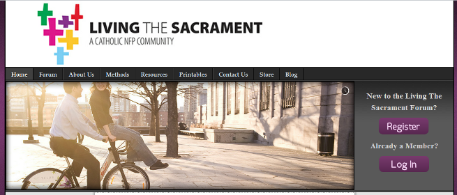 Living the Sacrament Website